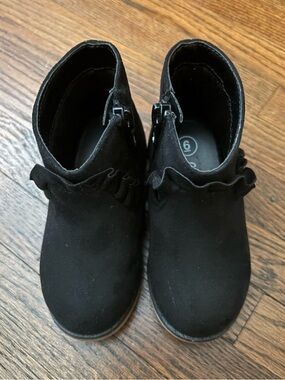 Cat and Jack Kids Ruffle Ankle Boots